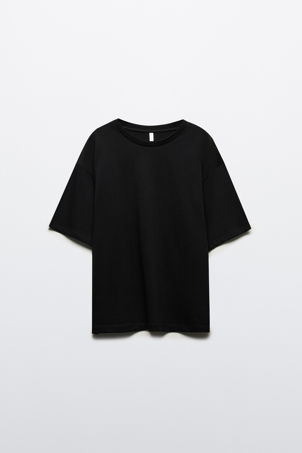 Футболка хлопковая из плотного трикотажа - цвет черный - 8