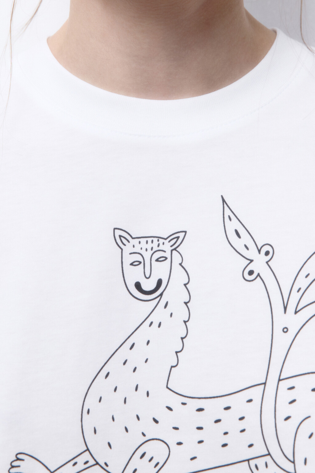 Футболка унисекс хлопковая с принтом - цвет черный - 8