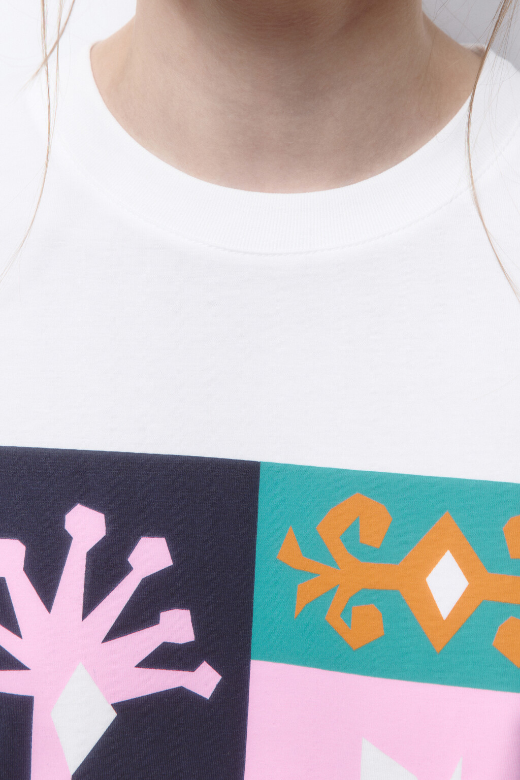 Футболка унисекс хлопковая с принтом - цвет бежевый - 7