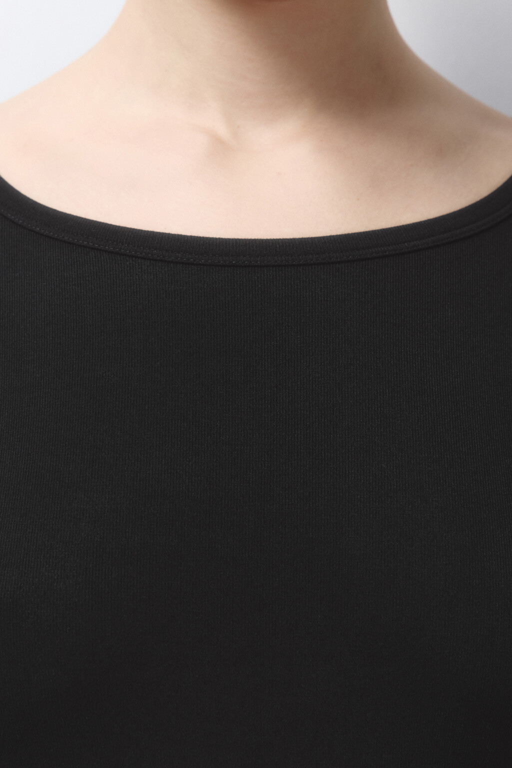 Боди-лонгслив базовый из вискозы - цвет черный - 7