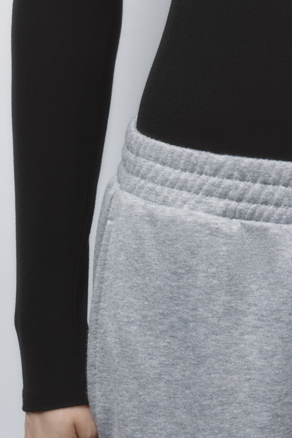 Боди-лонгслив базовый из вискозы - цвет черный - 8