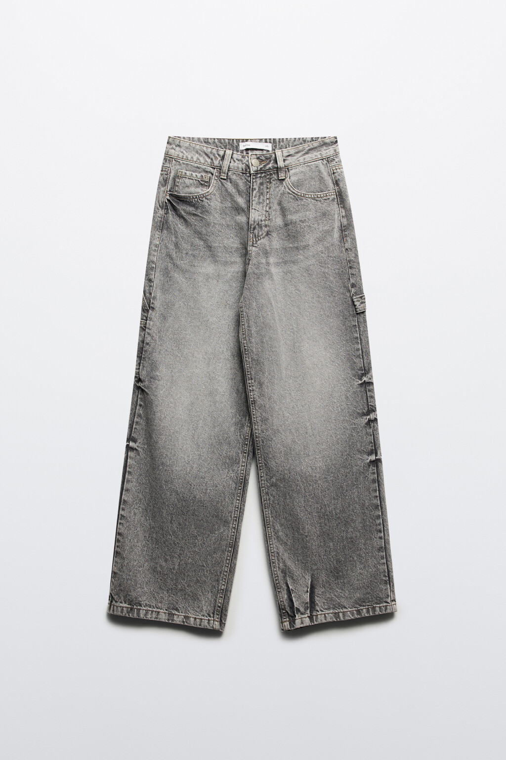 Джинсы carpenter fit с декоративной петлей - цвет серый - 8