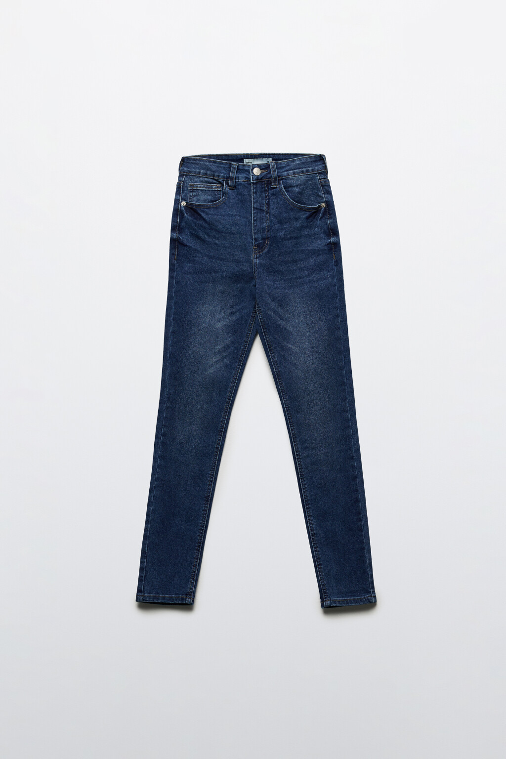 Джинсы skinny fit с высокой посадкой - цвет голубой - 9