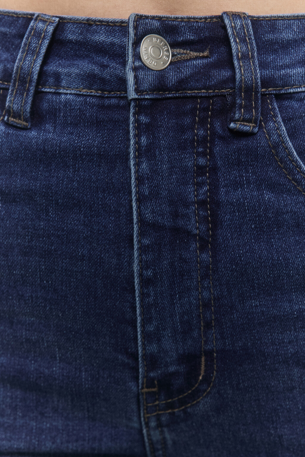 Джинсы skinny fit с высокой посадкой - цвет голубой - 7