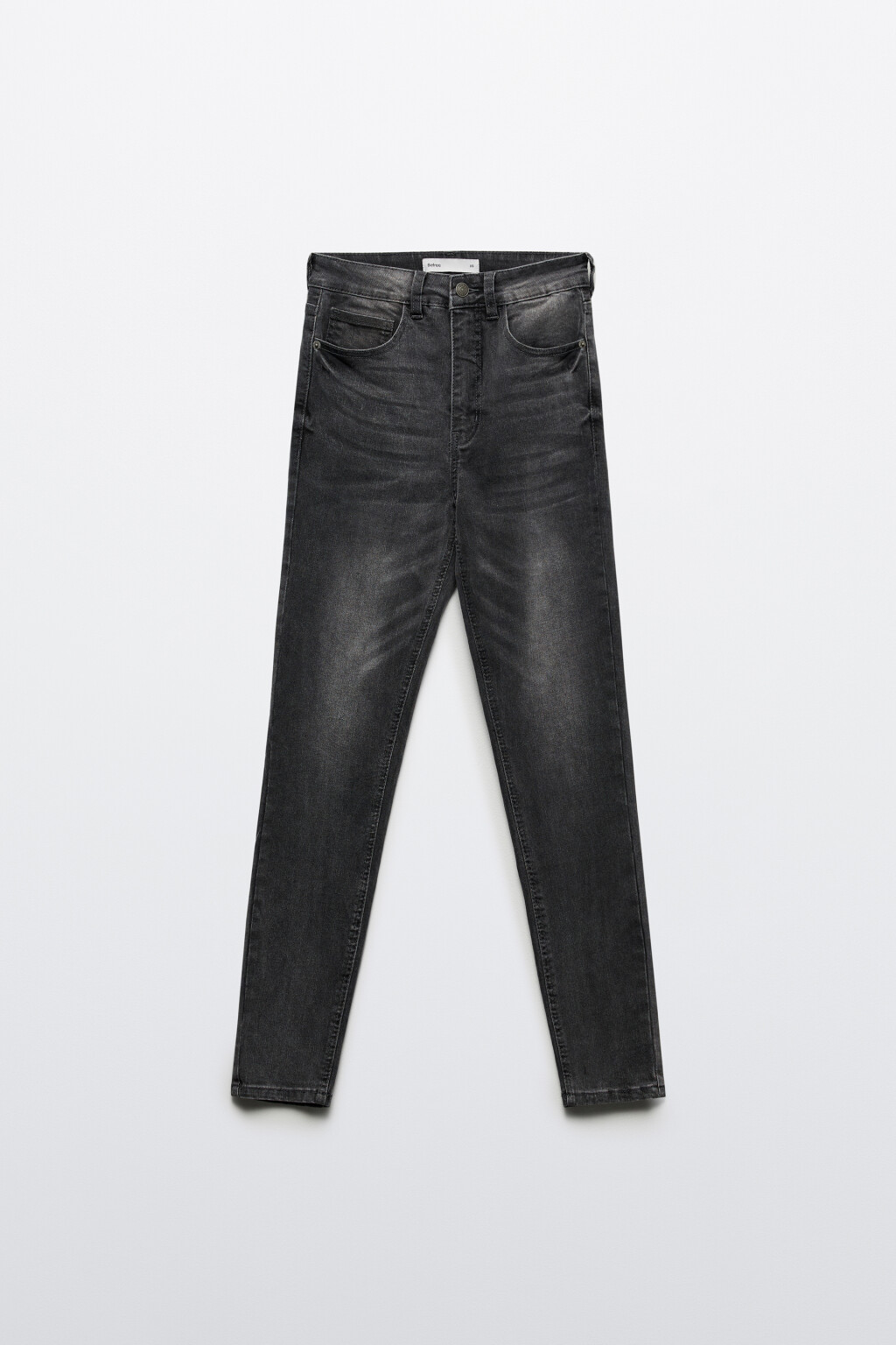 Джинсы skinny fit с высокой посадкой - цвет серый - 9
