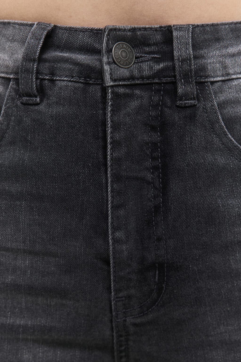 Джинсы skinny fit с высокой посадкой - цвет серый - 7