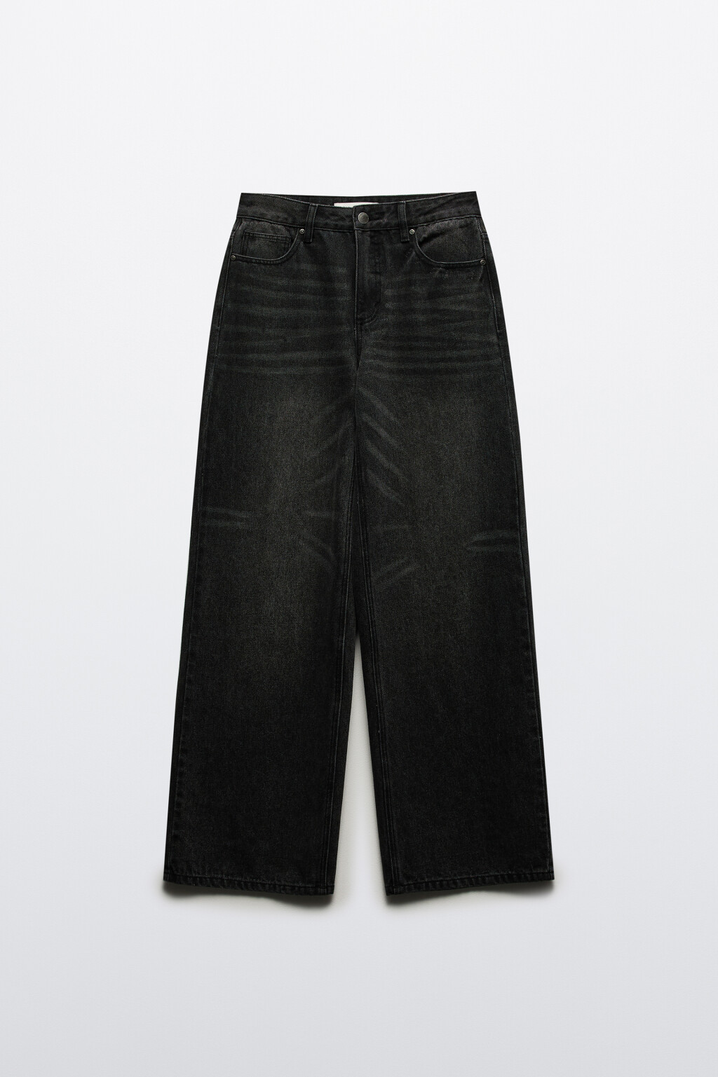 Джинсы широкие со средней посадкой - цвет серый - 8