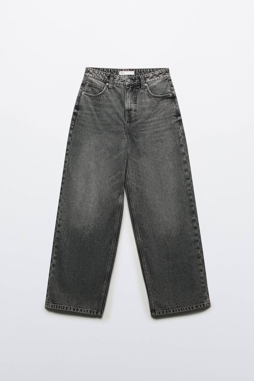 Джинсы baggy fit со средней посадкой - цвет серый - 8