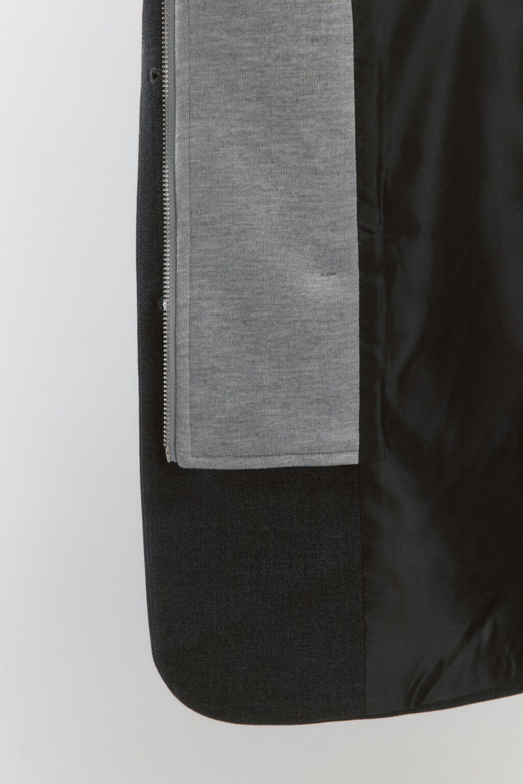 Пиджак oversize с имитацией худи с капюшоном - цвет серый - 8