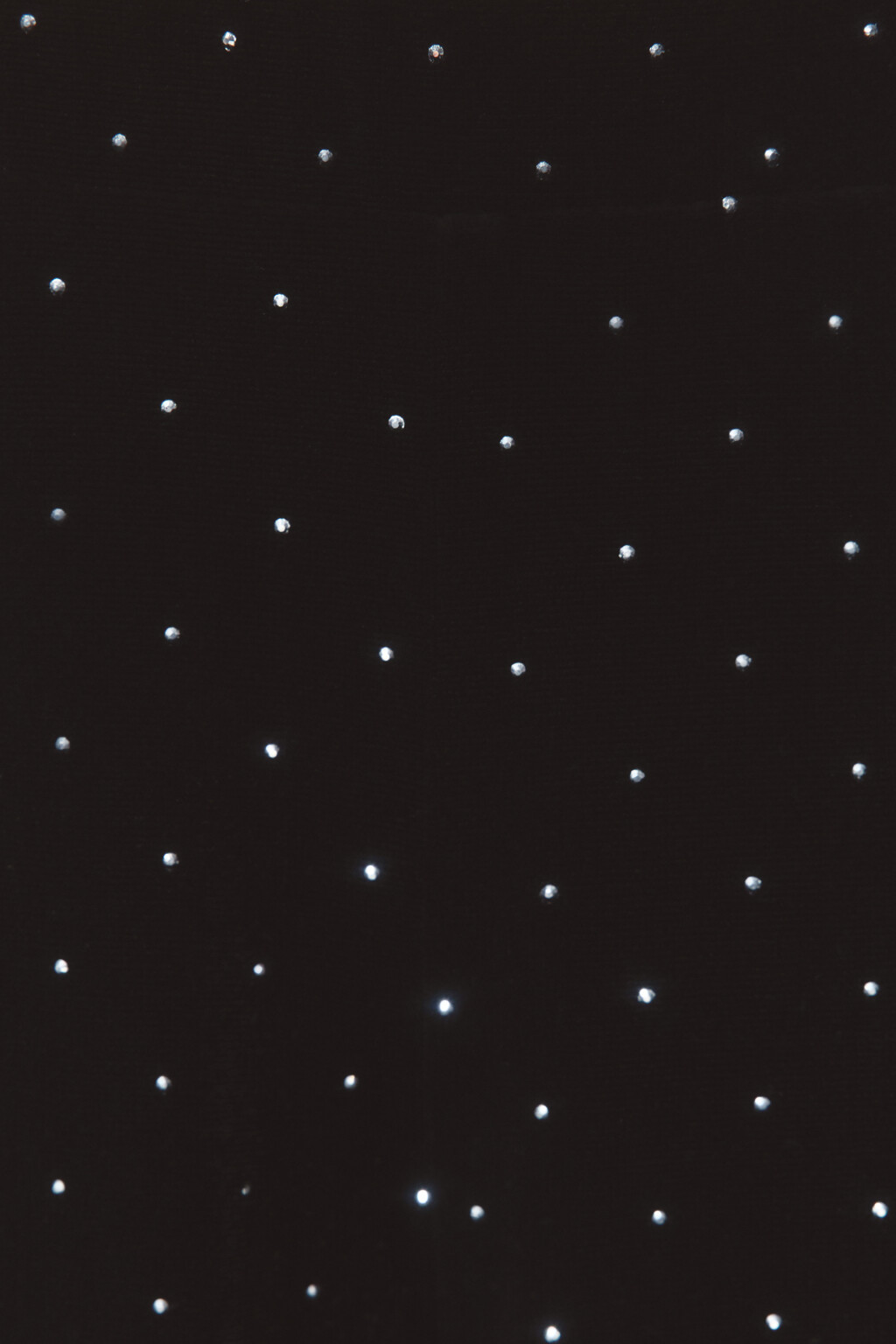 Брюки широкие бархатные со стразами - цвет черный - 6