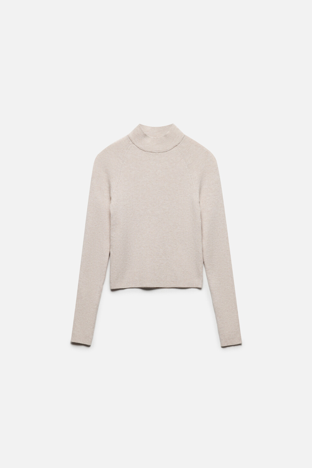 Водолазка вискозная с коротким воротником - цвет бежевый - 9