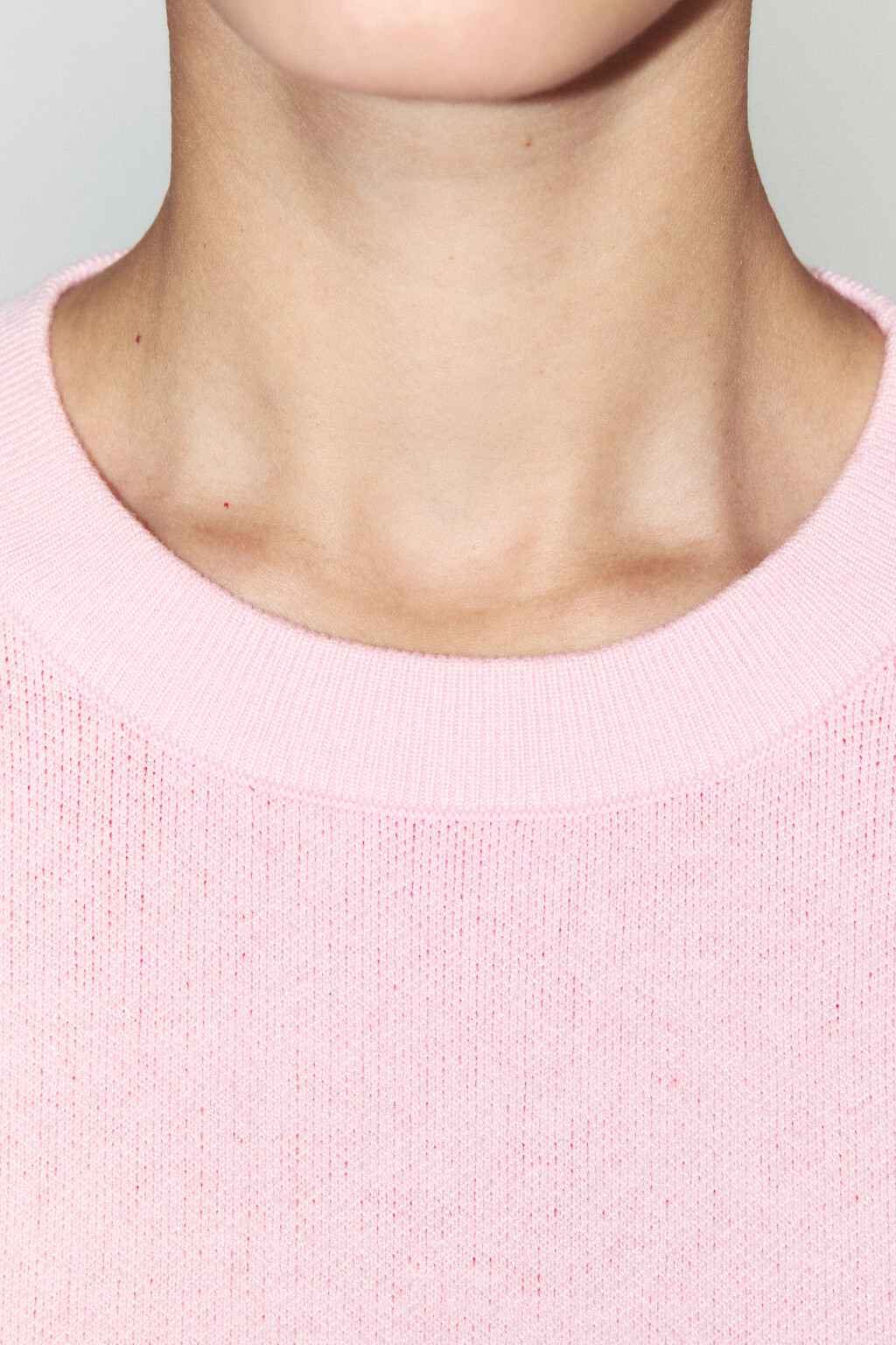 Джемпер толстой вязки с принтом в сердечко - цвет розовый - 6