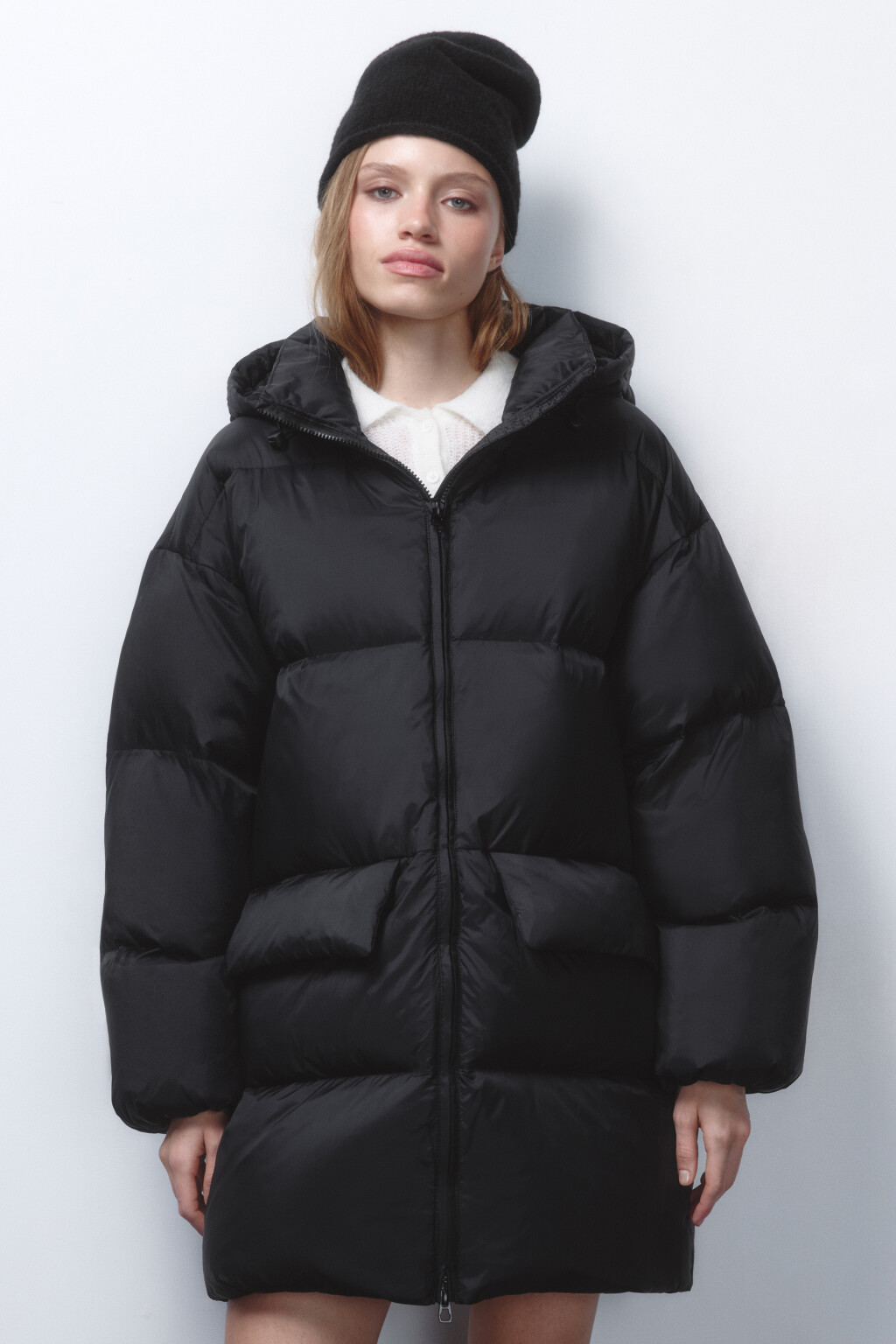 Куртка стеганая на натуральном утеплителе - цвет черный - 2
