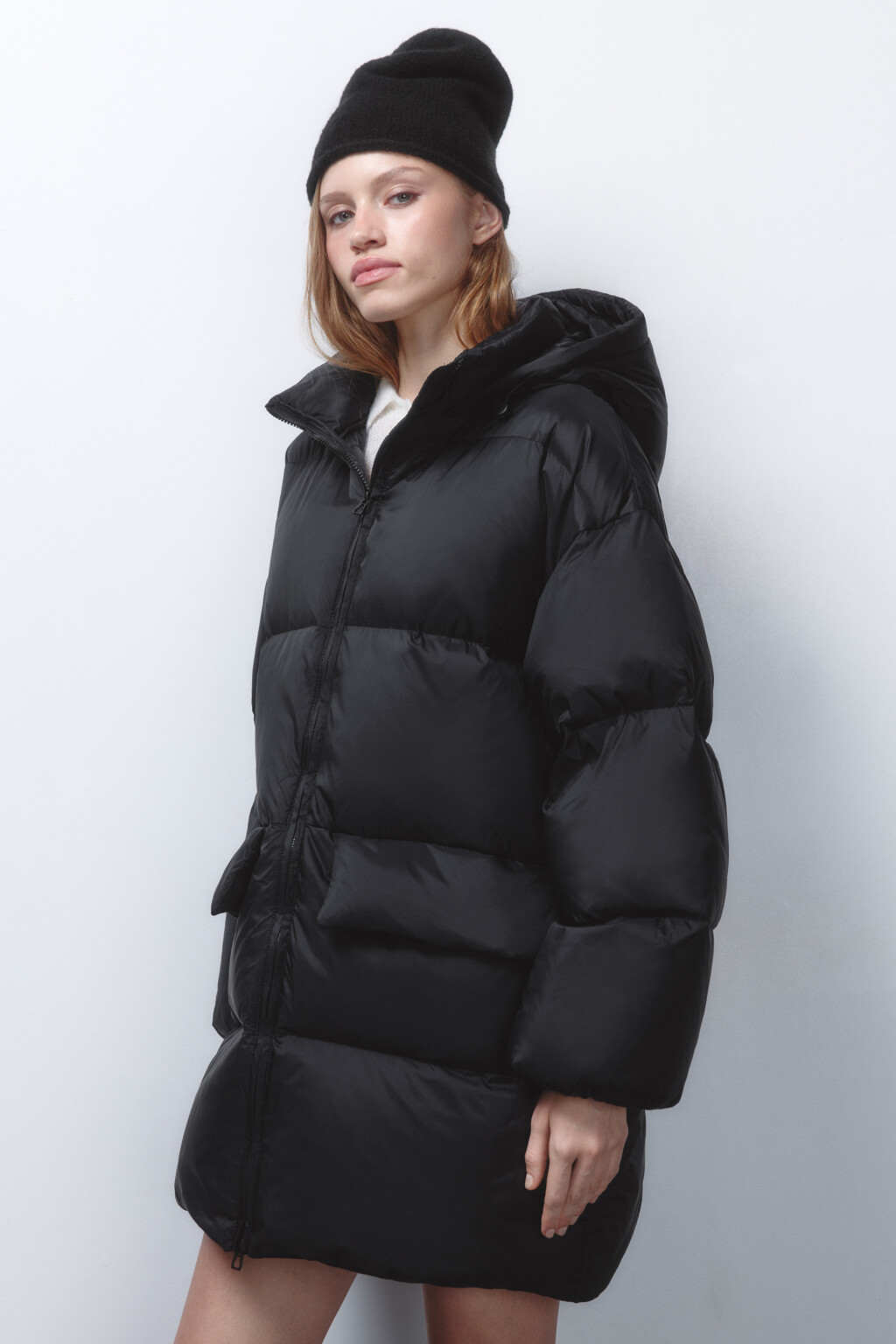Куртка стеганая на натуральном утеплителе - цвет черный - 3