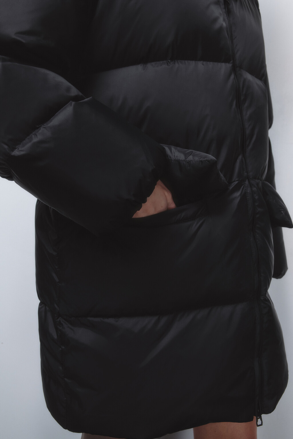 Куртка стеганая на натуральном утеплителе - цвет черный - 6