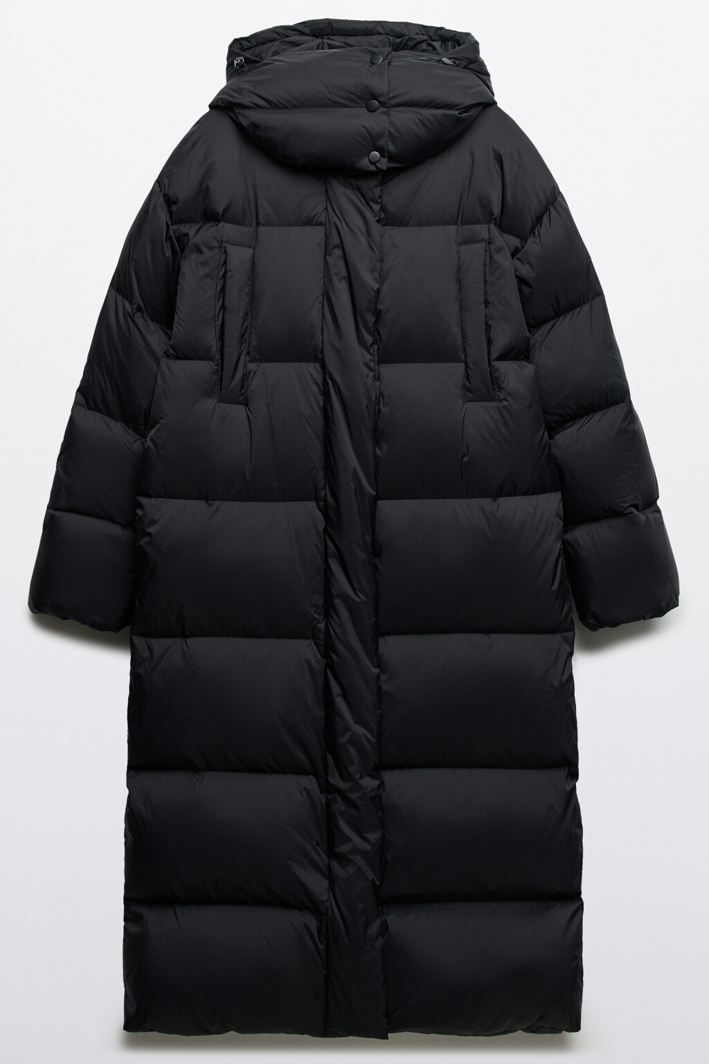 Пальто стеганое на натуральном утеплителе - цвет черный - 10
