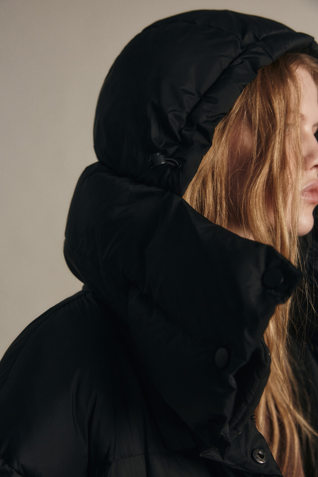 Пальто стеганое на натуральном утеплителе - цвет черный - 7