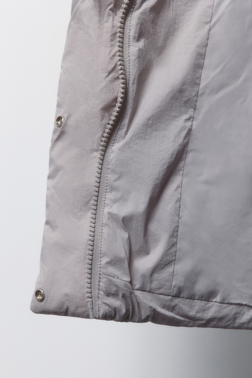 Куртка oversize стеганая с воротником-стойкой - цвет бежевый - 8