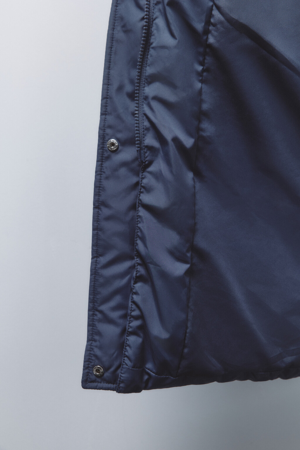 Пальто стеганое с утепленным капюшоном - цвет серый - 9