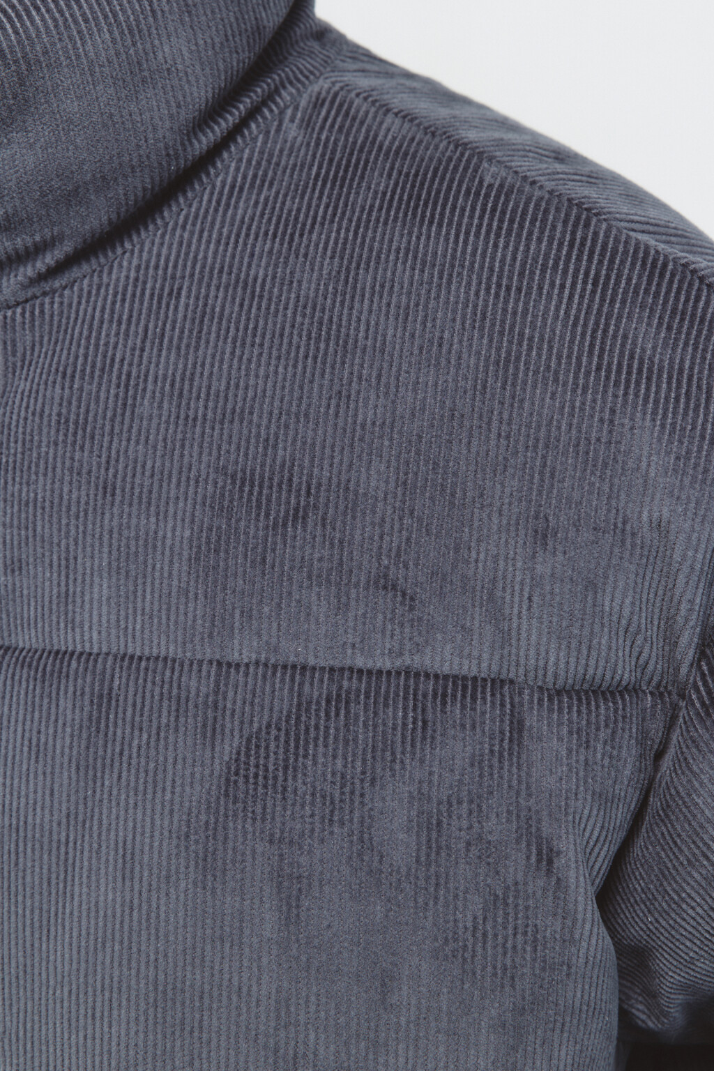 Куртка oversize вельветовая с воротником-стойкой - цвет серый - 7