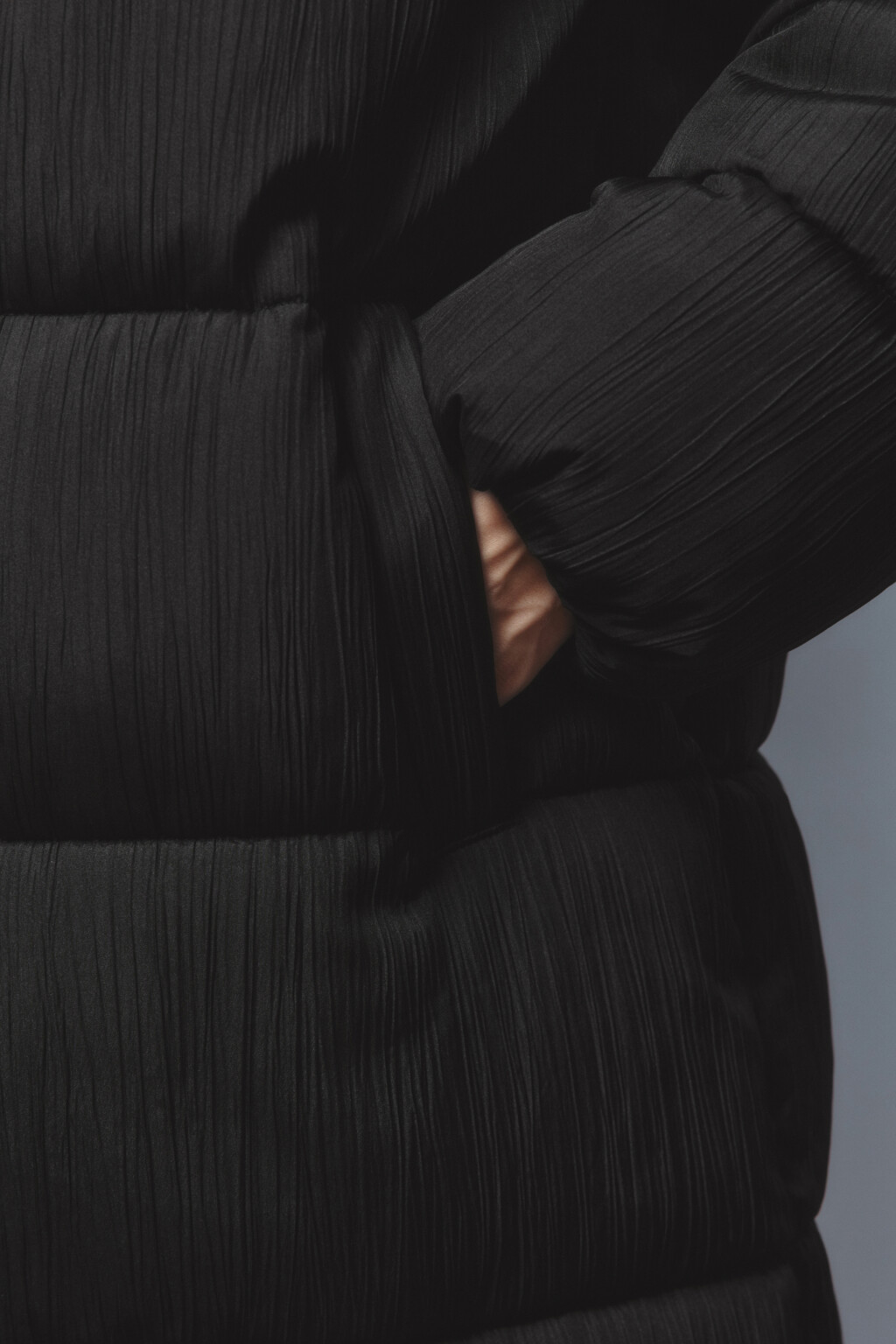 Куртка стеганая с воротником-стойкой - цвет черный - 7