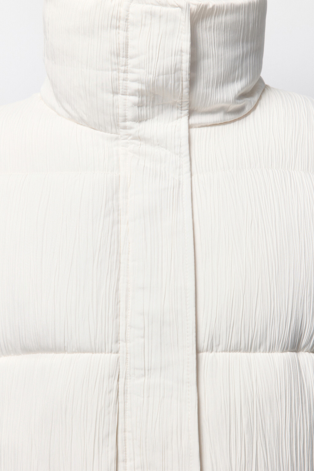 Куртка стеганая с воротником-стойкой - цвет молочный - 6