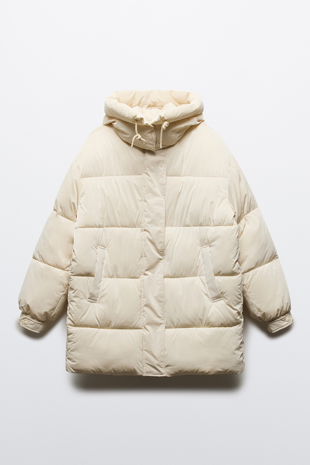 Куртка стеганая с жемчужным покрытием - цвет молочный - 11