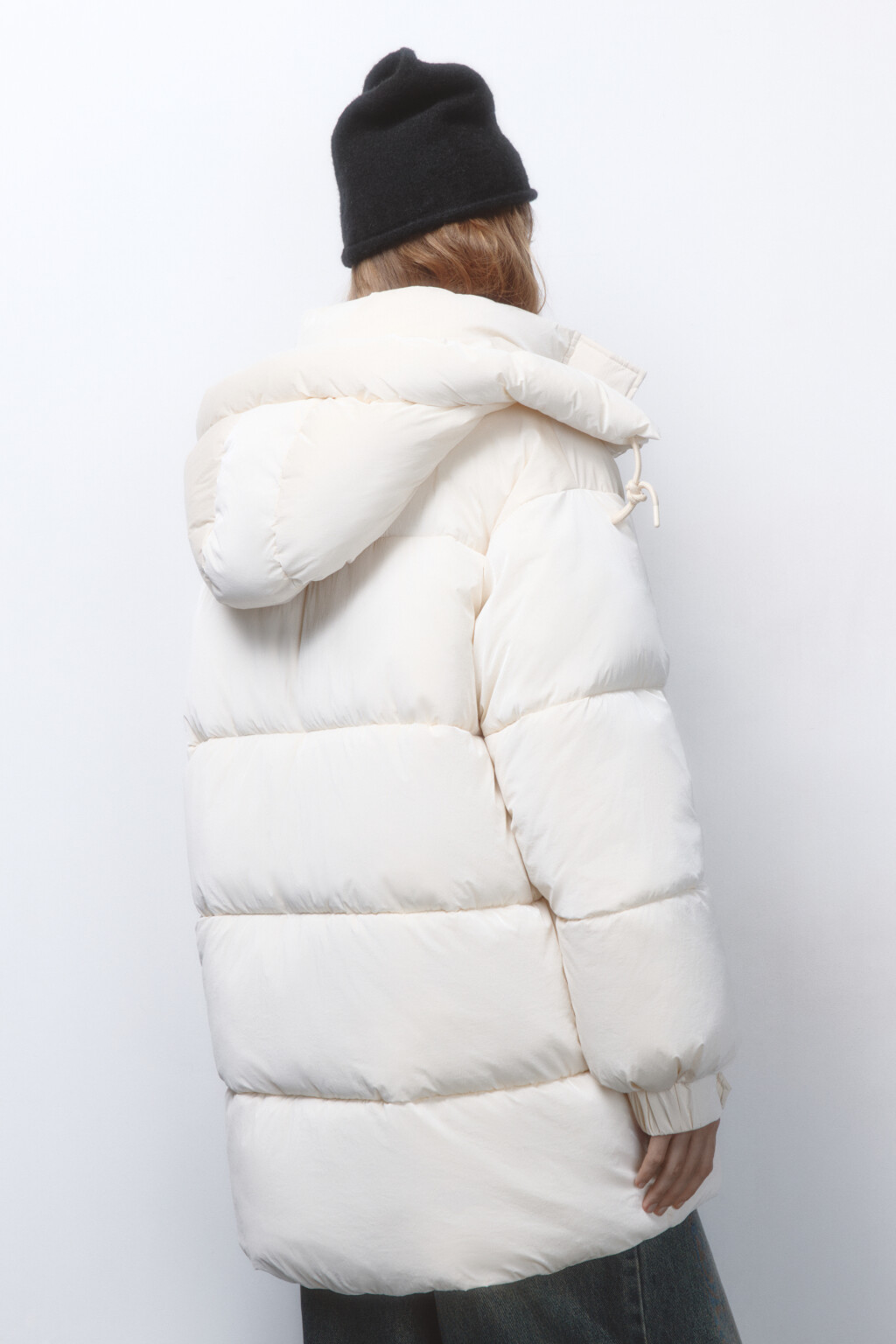 Куртка стеганая с жемчужным покрытием - цвет молочный - 5