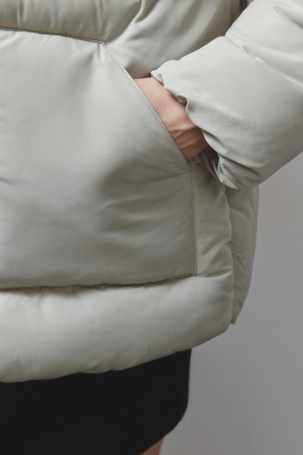 Куртка стеганая утепленная с капюшоном - цвет зеленый - 7