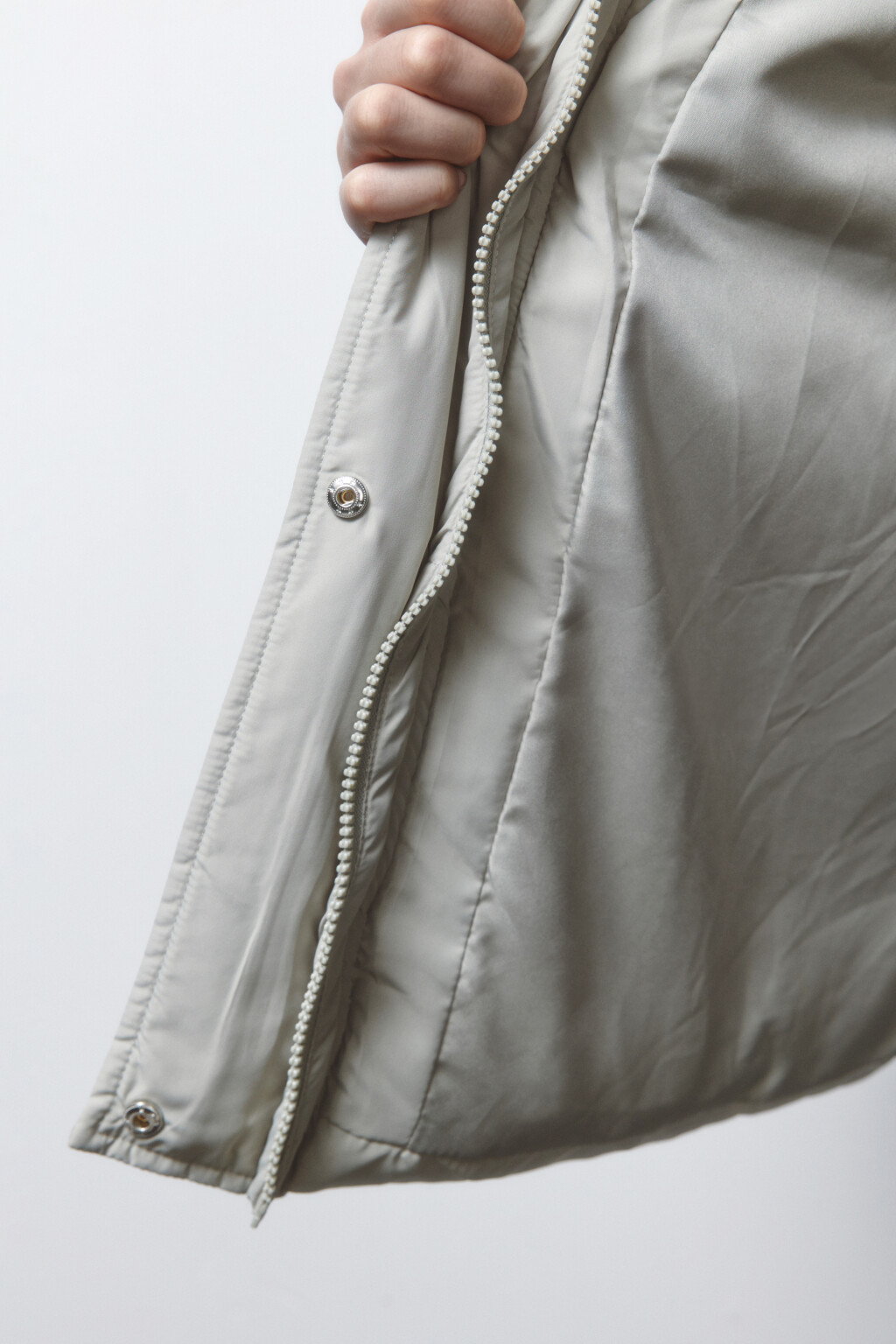 Куртка стеганая утепленная с капюшоном - цвет зеленый - 8