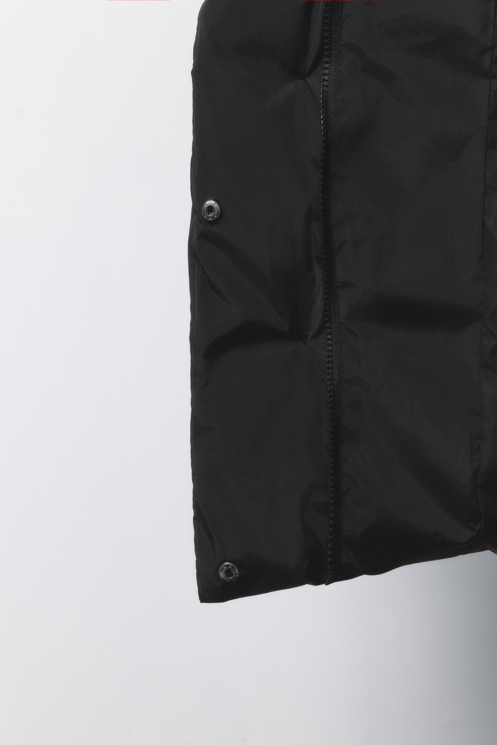 Куртка стеганая с запахом и воротником-стойкой - цвет черный - 8