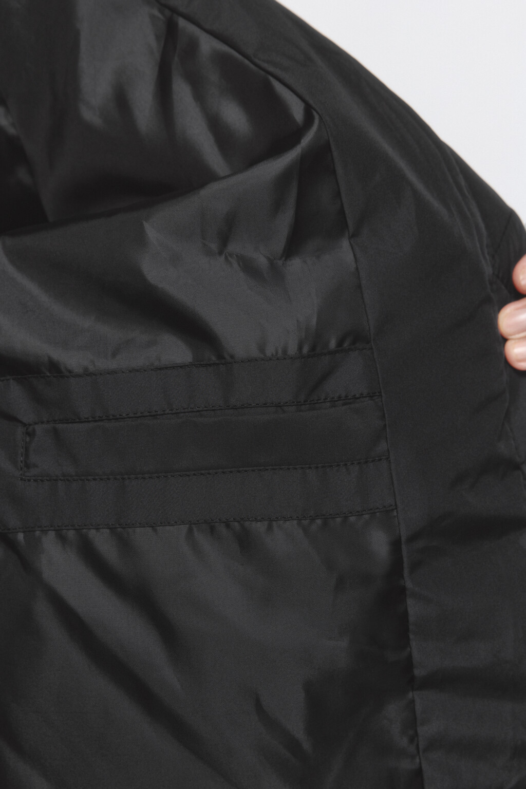 Пальто стеганое утепленное с капюшоном - цвет черный - 8