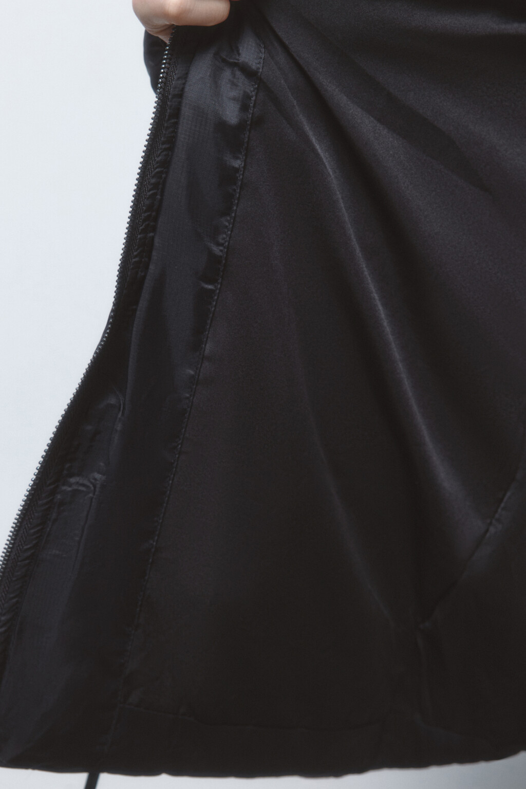 Куртка-парка стеганая утепленная с капюшоном - цвет черный - 9