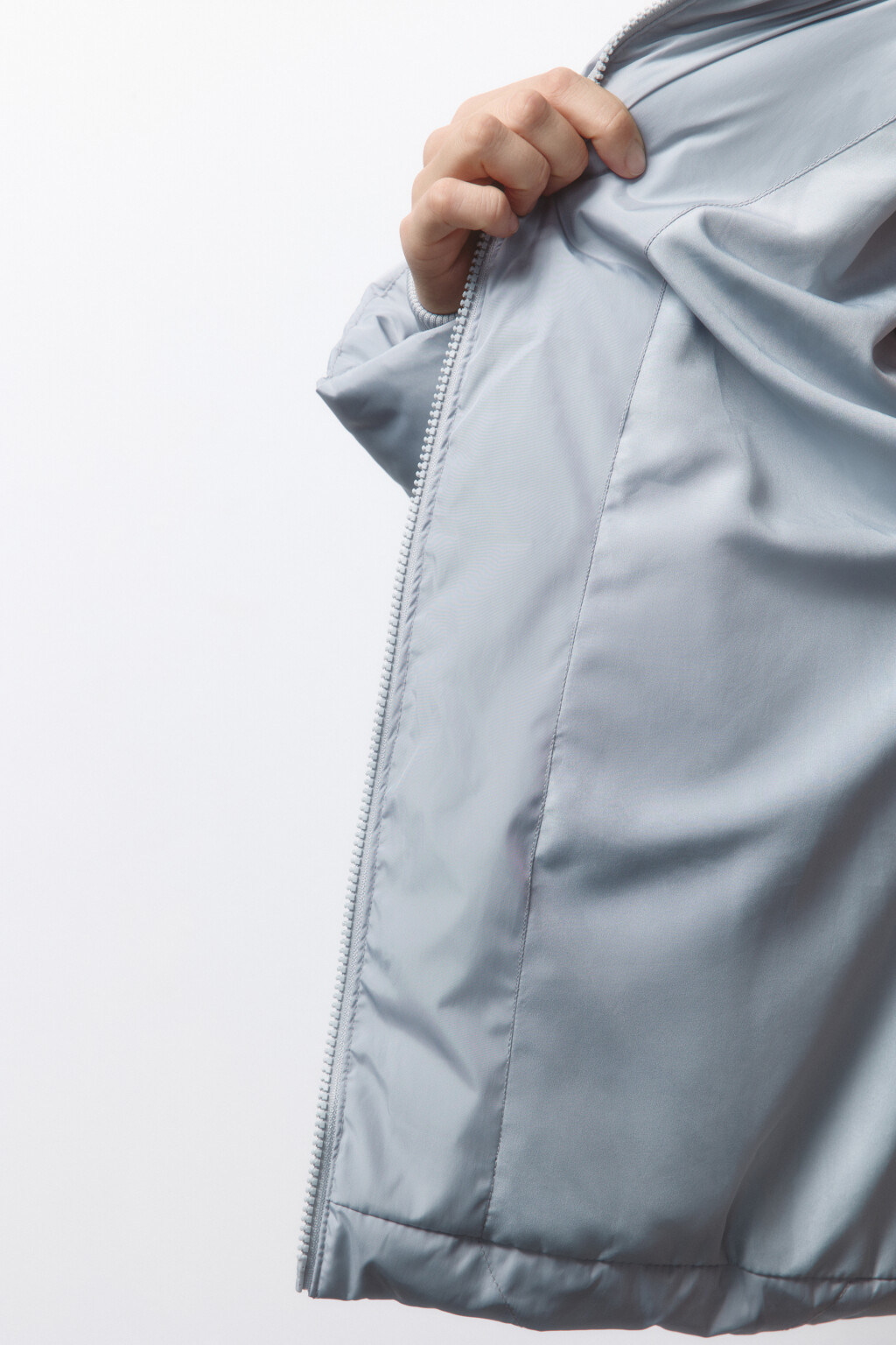 Куртка стеганая короткая с воротником-стойкой - цвет мятный - 8