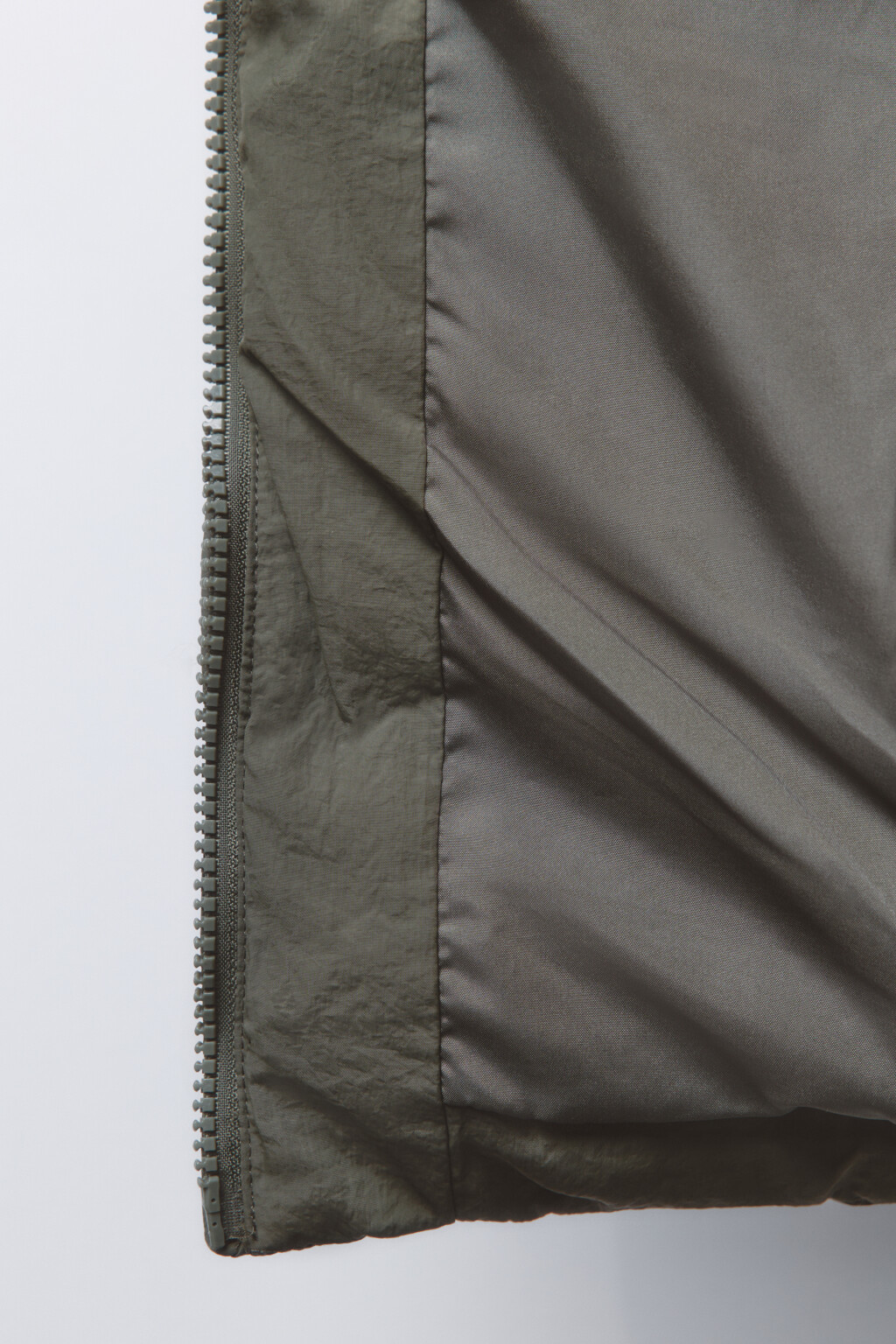 Куртка стеганая удлиненная с капюшоном - цвет зеленый - 8