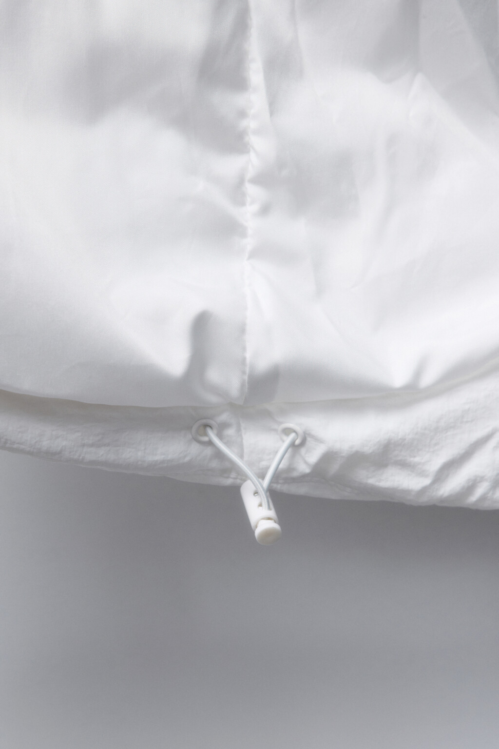 Куртка стеганая удлиненная с капюшоном - цвет молочный - 8