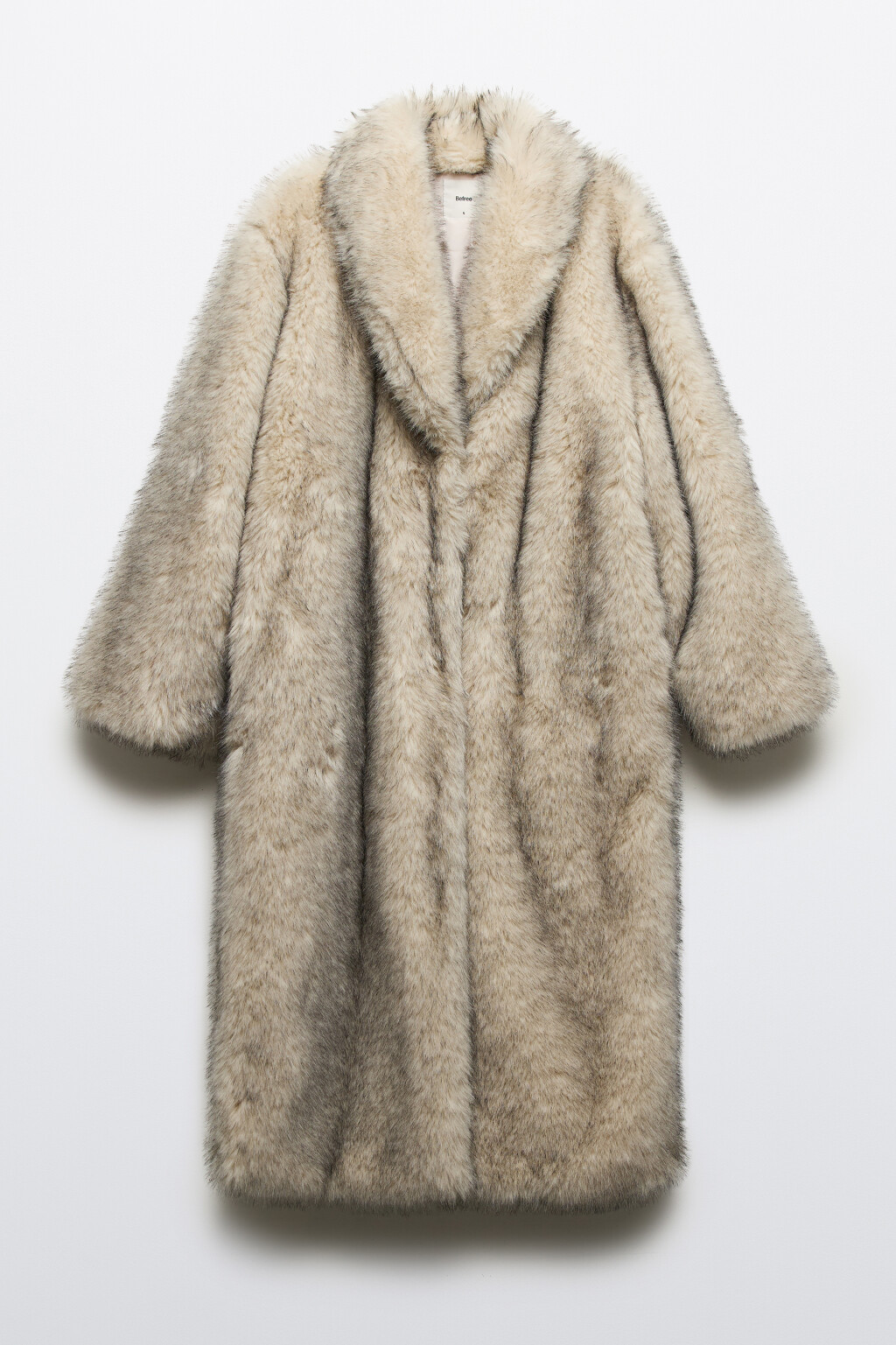 Шуба длинная из искусственного меха - цвет мультиколор - 10