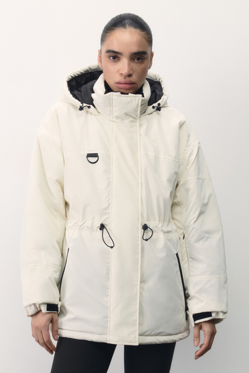 Куртка горнолыжная с блестящим эффектом - цвет ванильный - 3