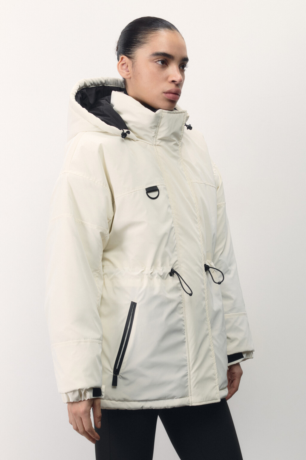 Куртка горнолыжная с блестящим эффектом - цвет ванильный - 4