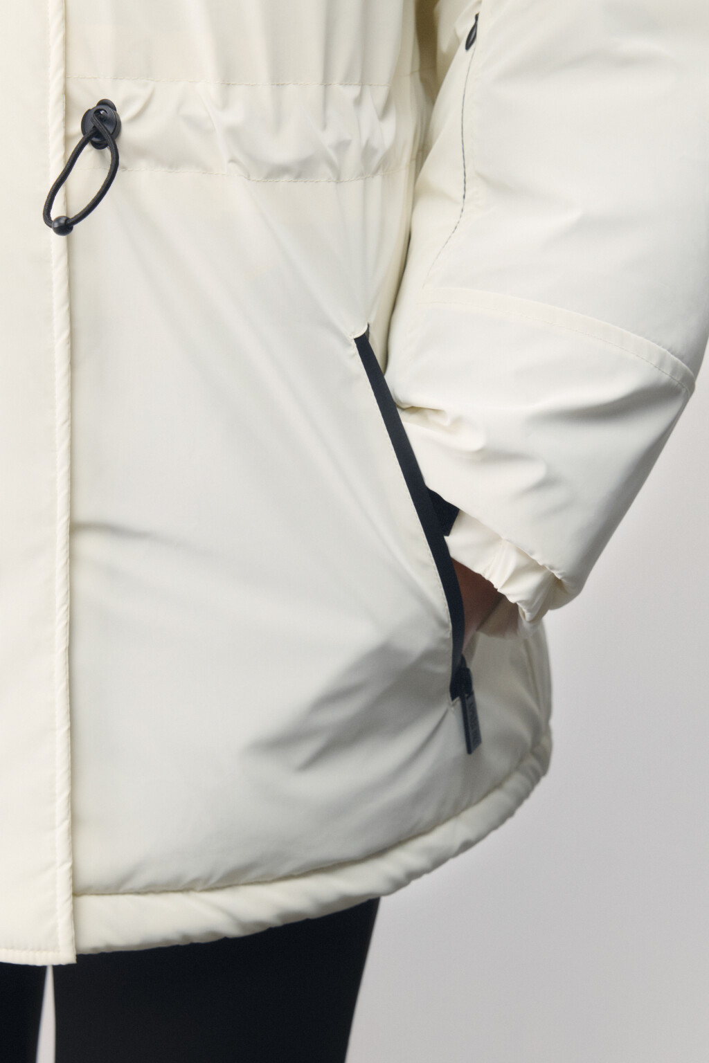 Куртка горнолыжная с блестящим эффектом - цвет ванильный - 9