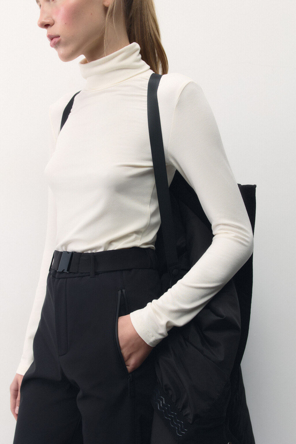 Куртка горнолыжная с блестящим эффектом - цвет черный - 8