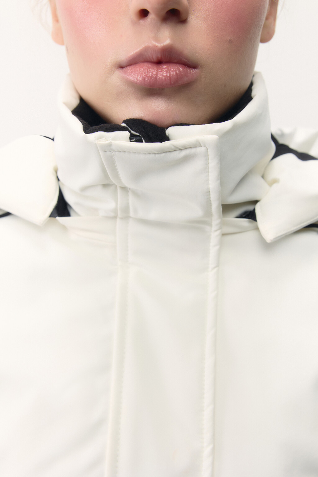 Куртка горнолыжная утепленная с капюшоном - цвет ванильный - 6