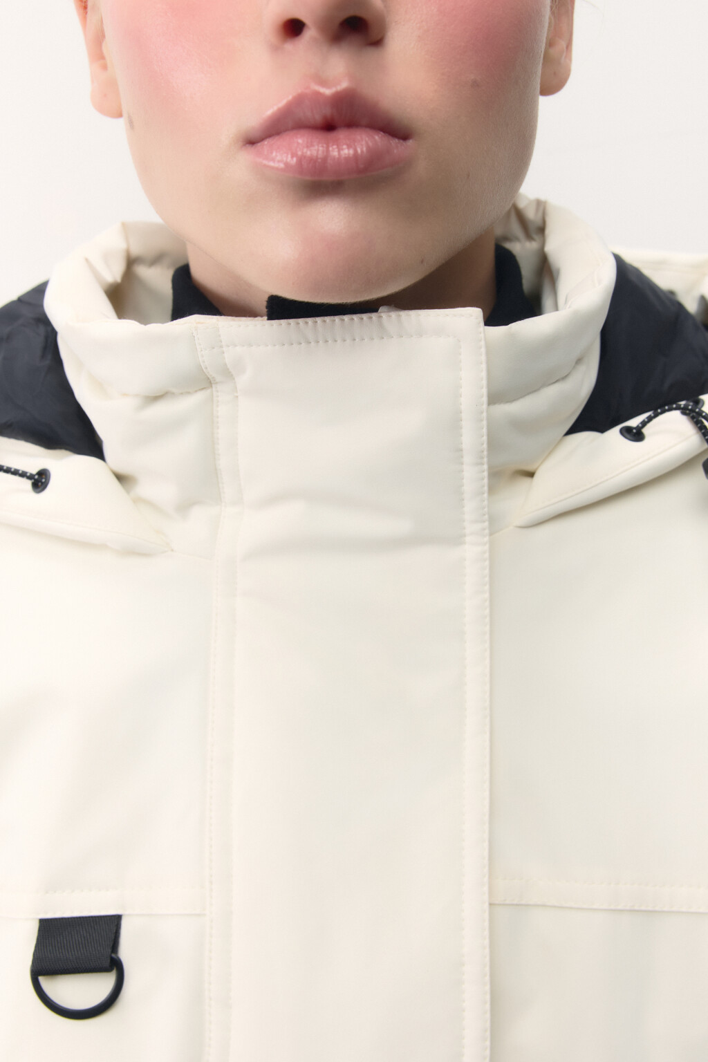 Куртка горнолыжная утепленная с капюшоном - цвет ванильный - 7