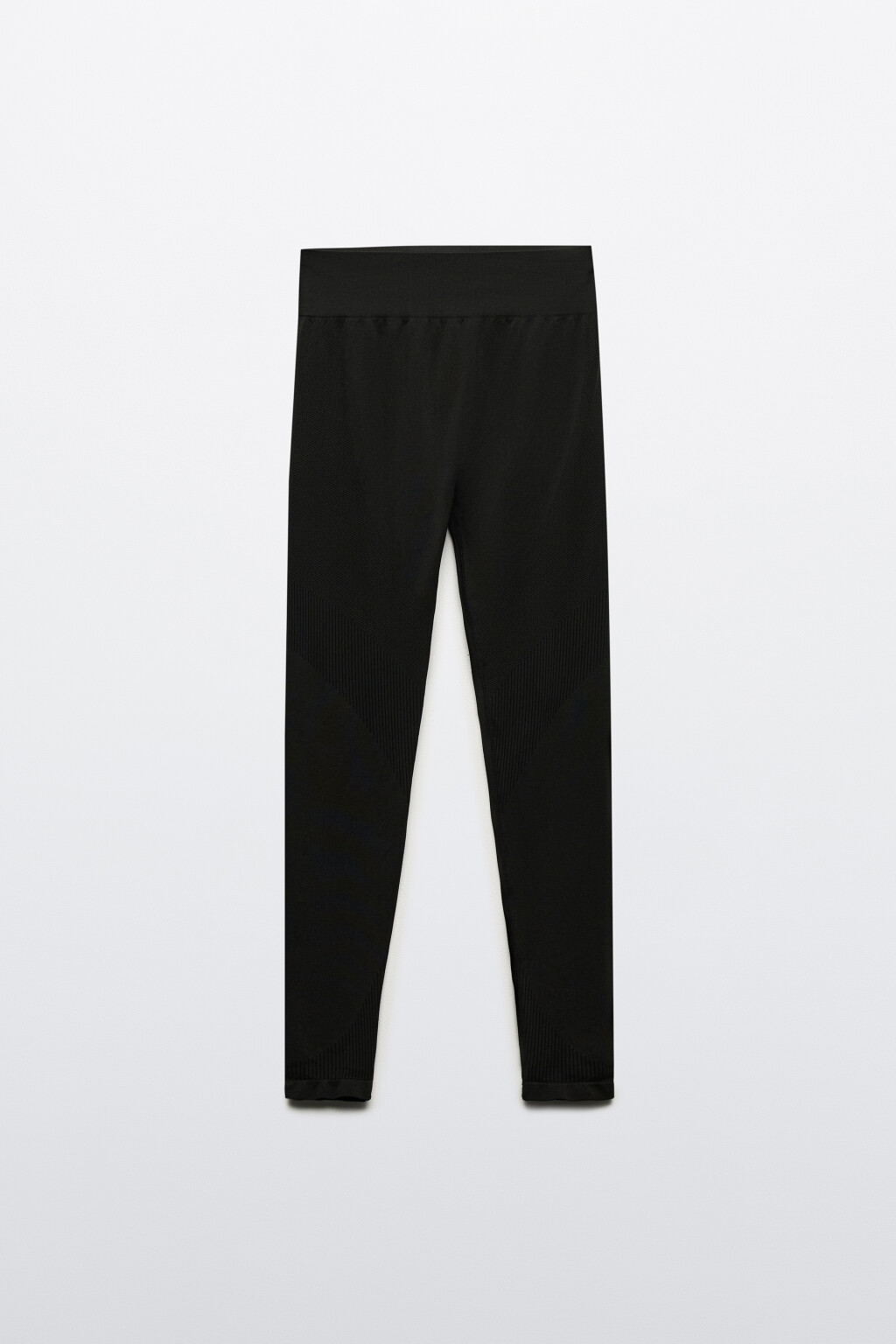 Леггинсы спортивные со средней посадкой - цвет черный - 8