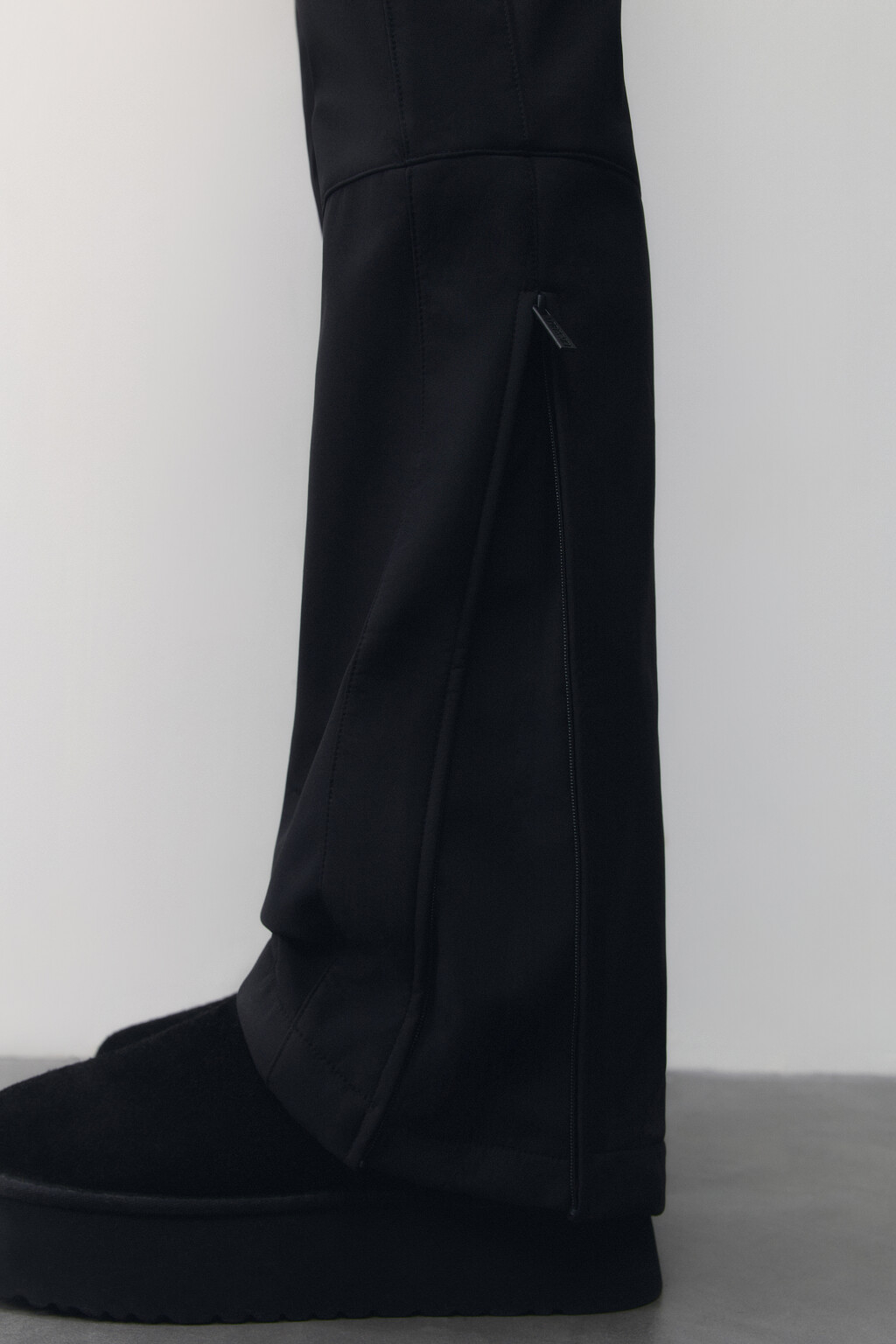 Брюки горнолыжные утепленные с начесом - цвет черный - 8