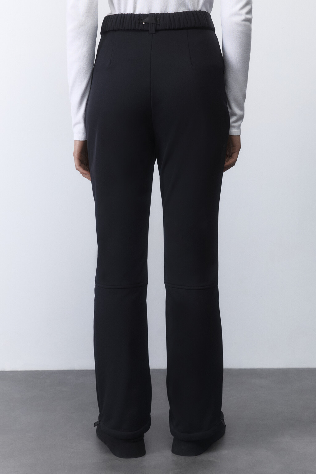 Брюки клеш горнолыжные утепленные - цвет черный - 3