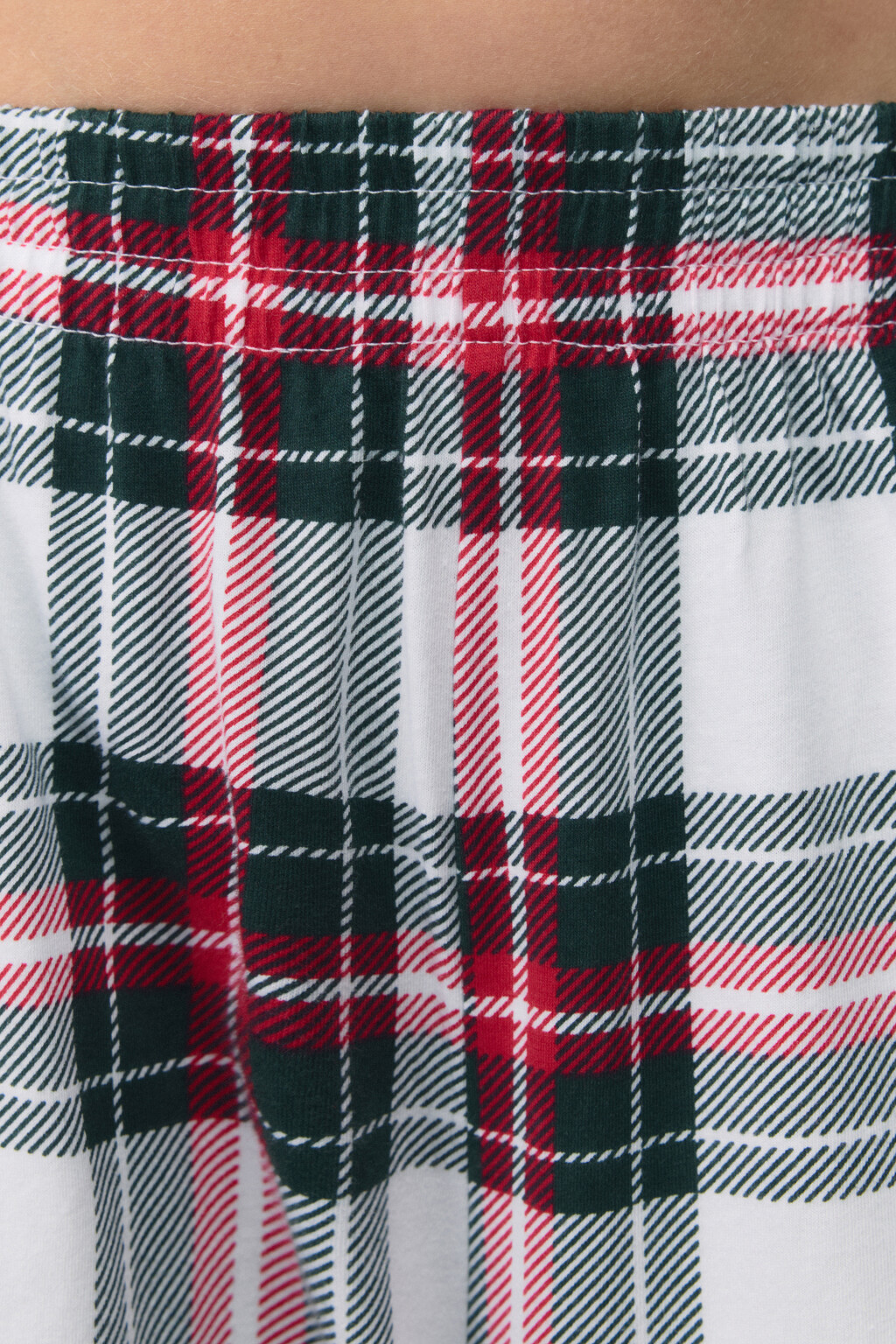 Брюки пижамные прямые в клетку - цвет мультиколор - 7