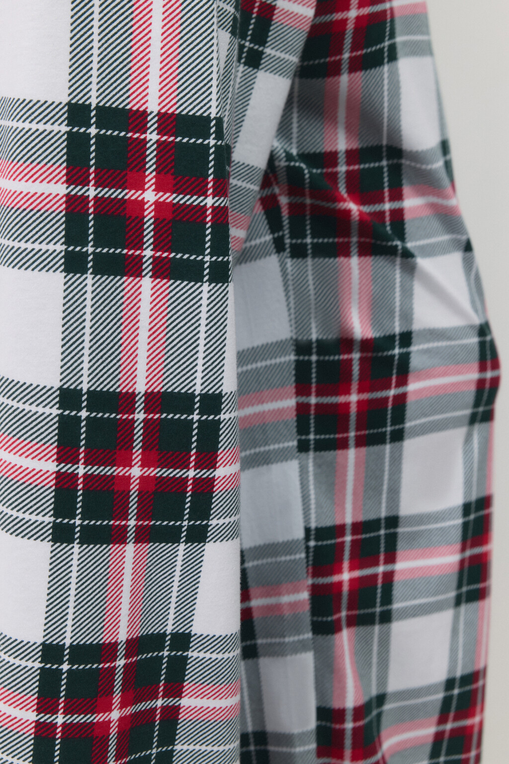 Брюки пижамные прямые в клетку - цвет мультиколор - 8