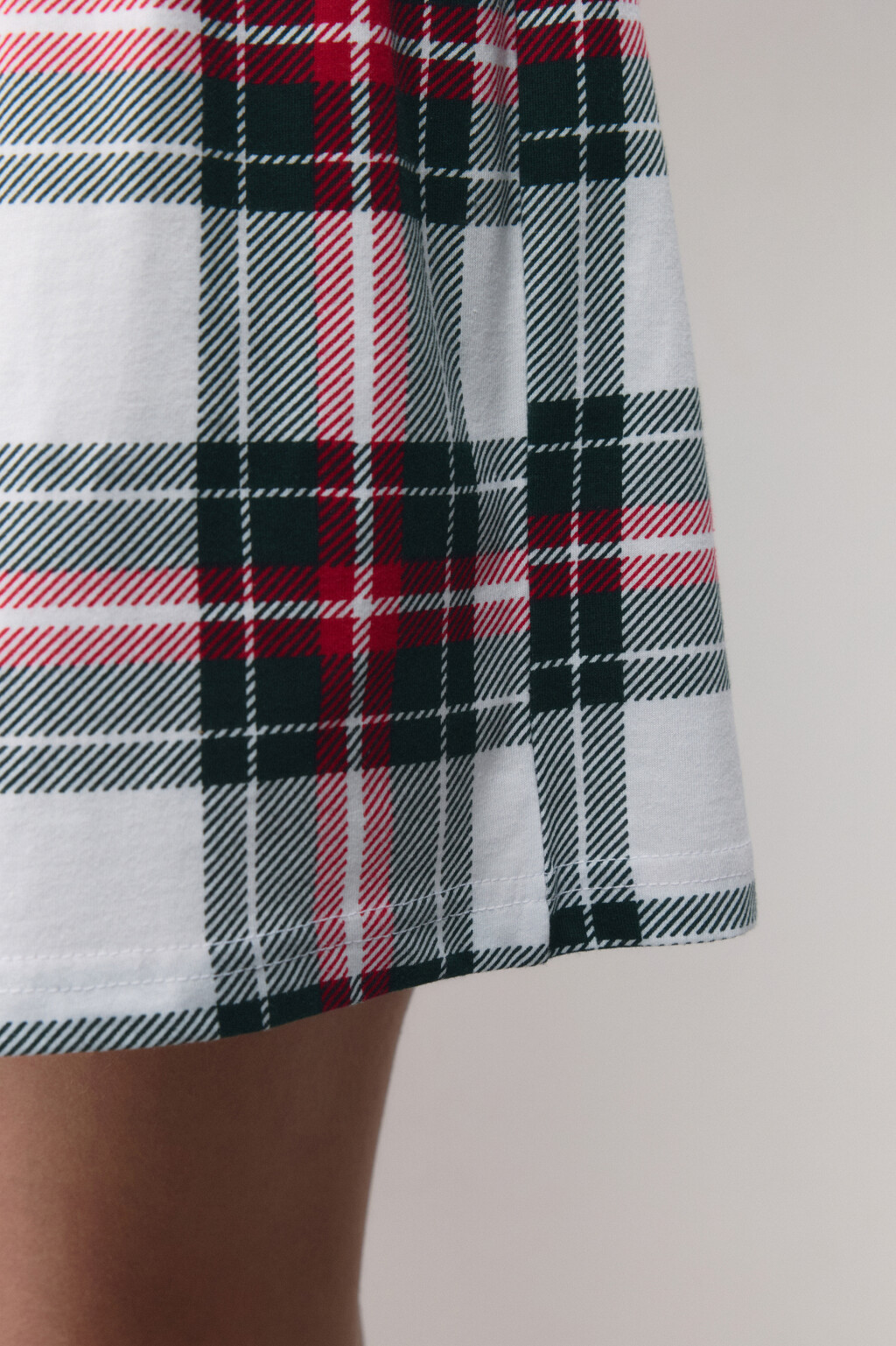 Шорты пижамные хлопковые в клетку - цвет мультиколор - 6