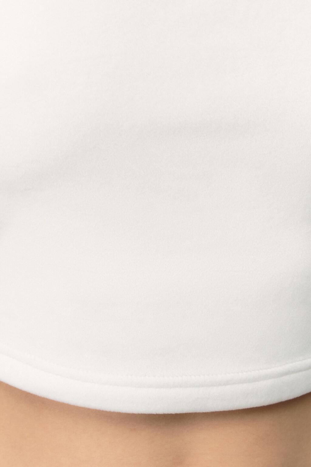 Топ-футболка домашний плюшевый со стразами - цвет ванильный - 7